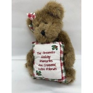 Boyds Bears Collection Plush Embroidered Greatest Holiday Memories Friends